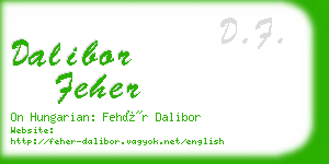 dalibor feher business card